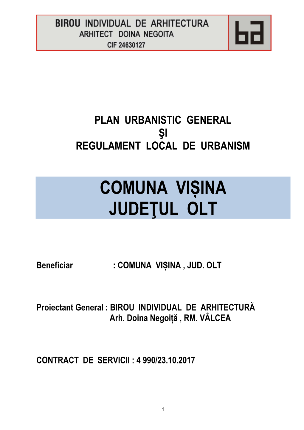 Comuna Vișina Judeţul Olt