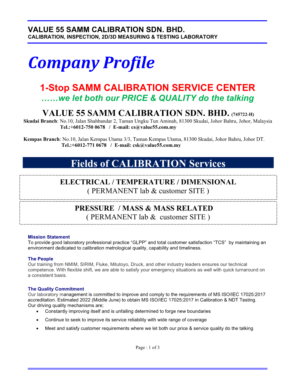 Company Profile