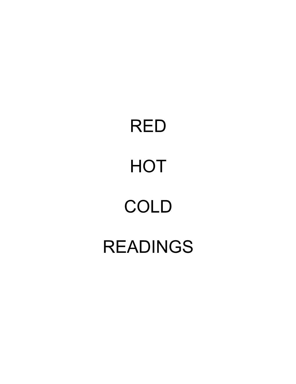 Red Hot Cold Reading.Pdf