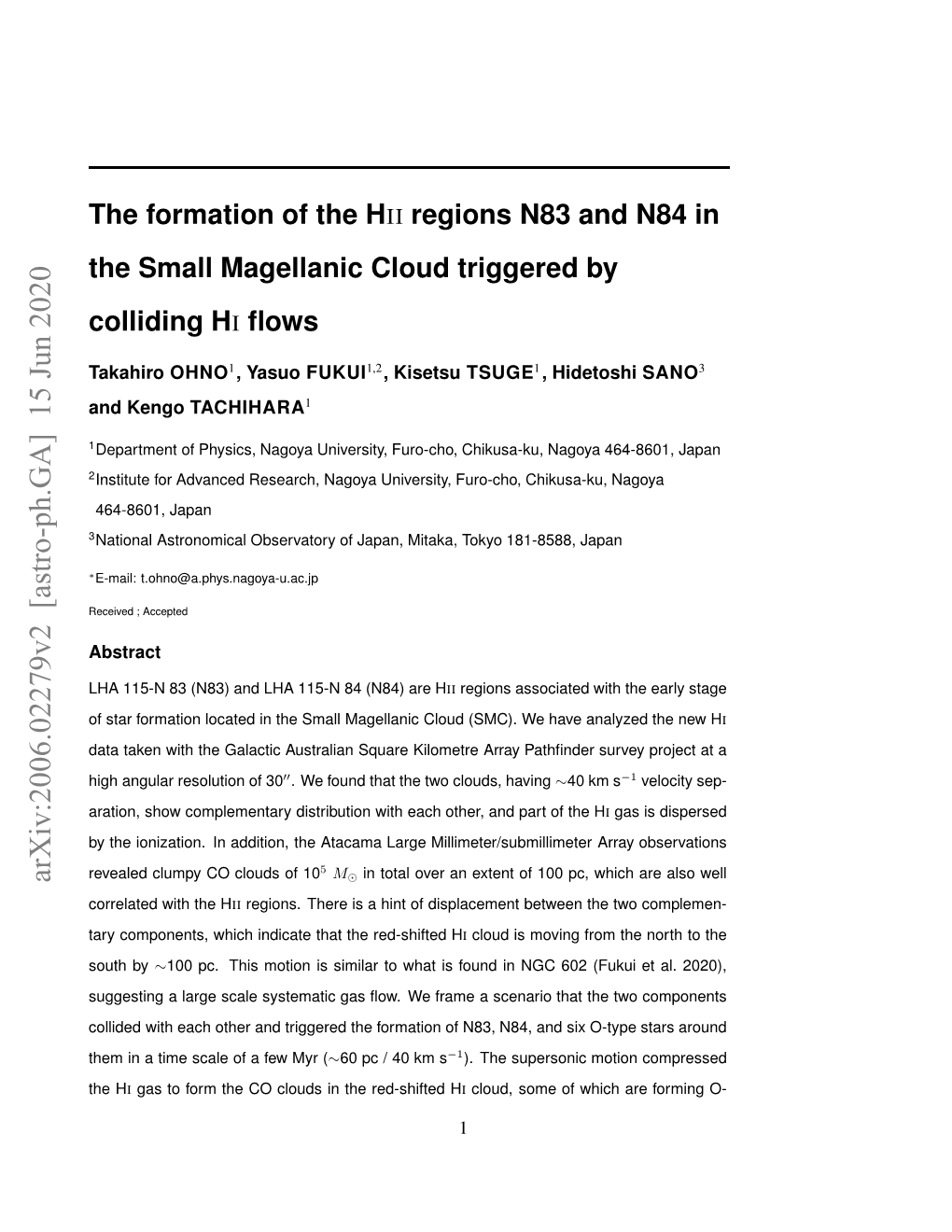 The Formation of the HII Regions N83 and N84 in the Small Magellanic