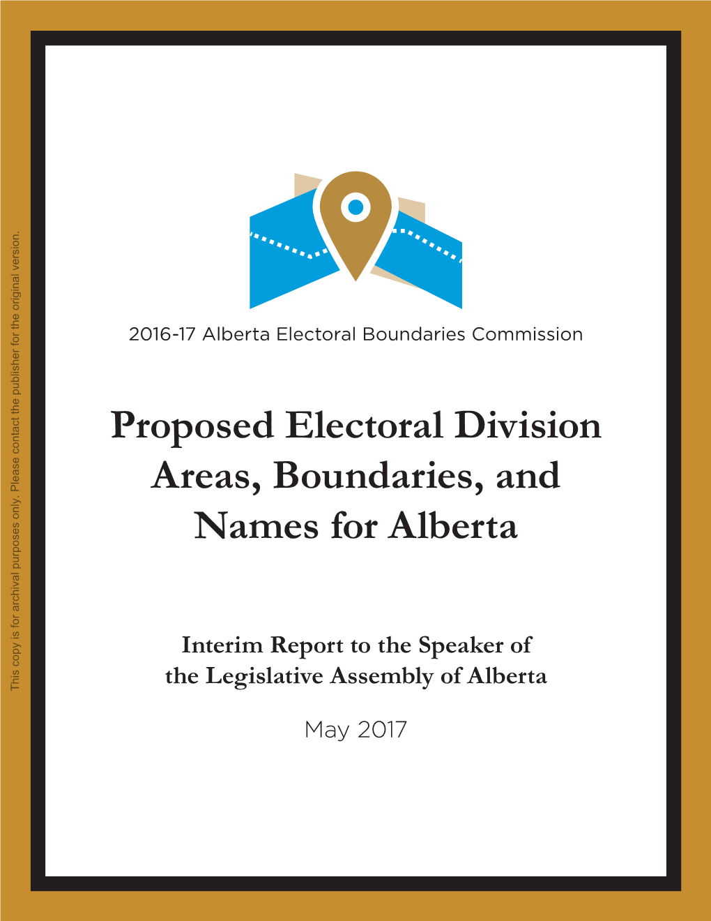 Proposed Electoral Division Areas, Boundaries And