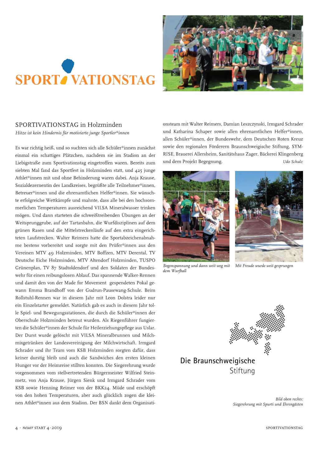 SPORTIVATIONSTAGE Holzminden, Salzgitter