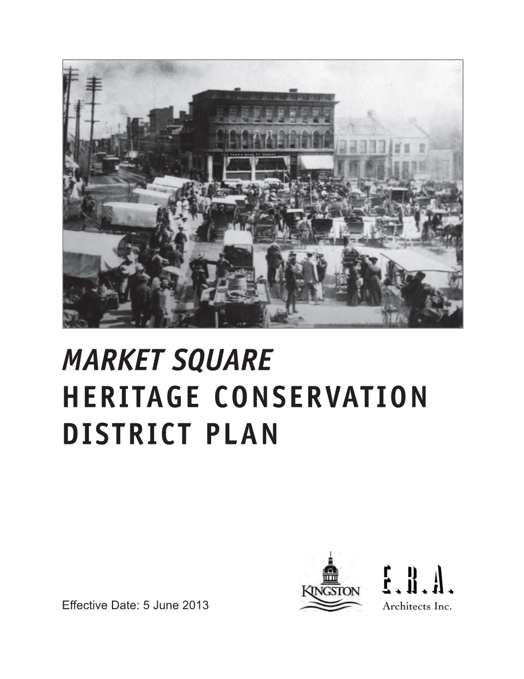 Market Square Heritage Conservation District Plan