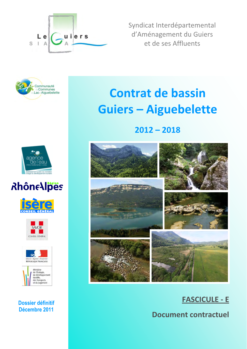 Contrat De Bassin Guiers – Aiguebelette