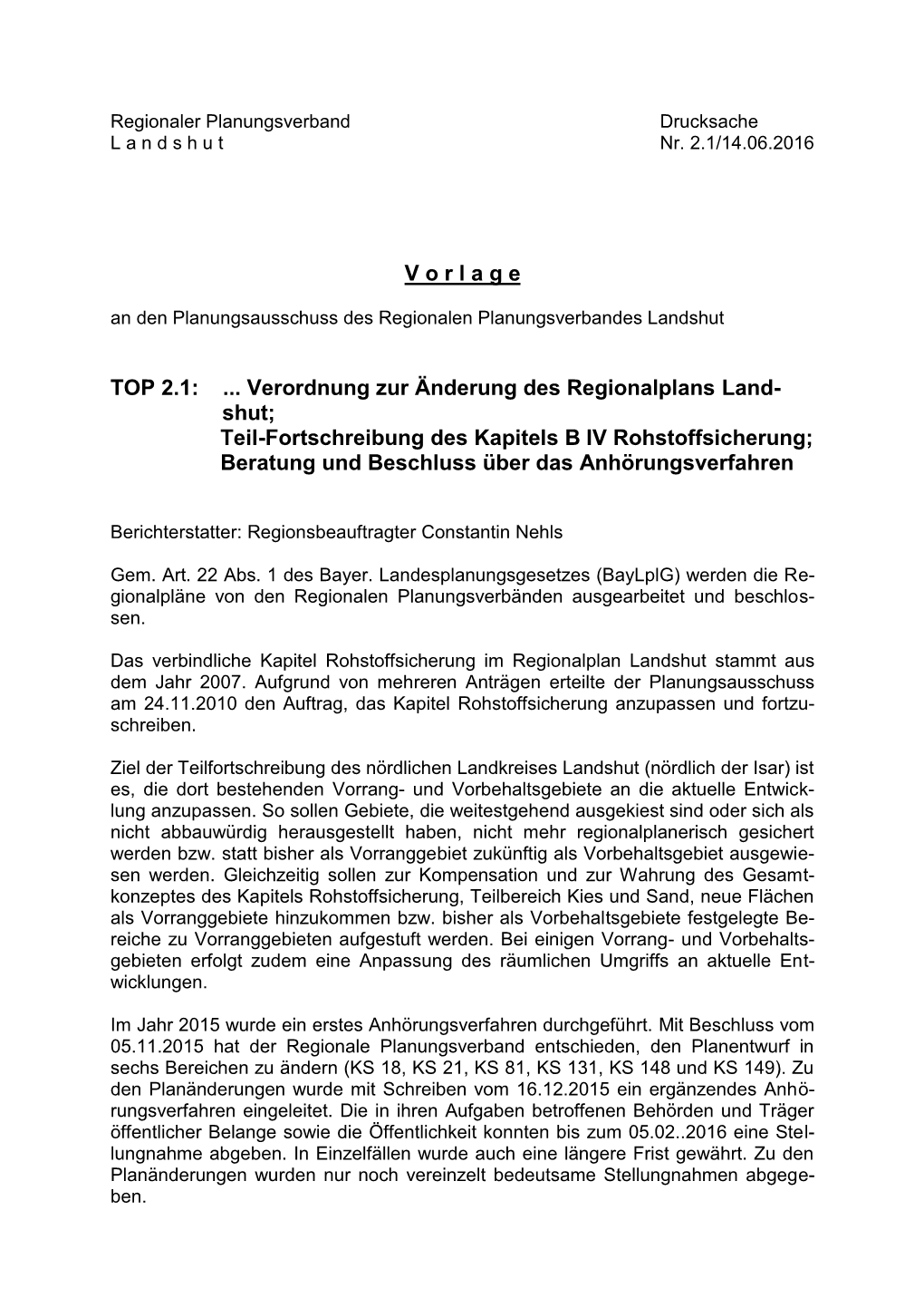 Regionaler Planungsverband Landshut