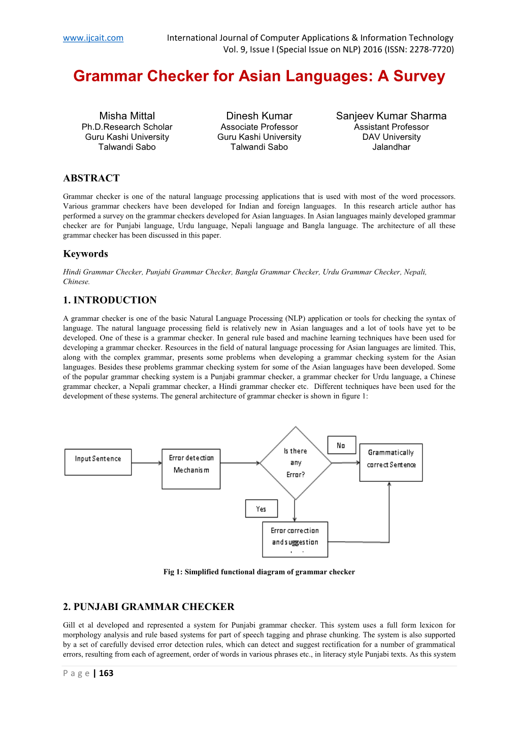 Grammar Checker for Asian Languages: a Survey