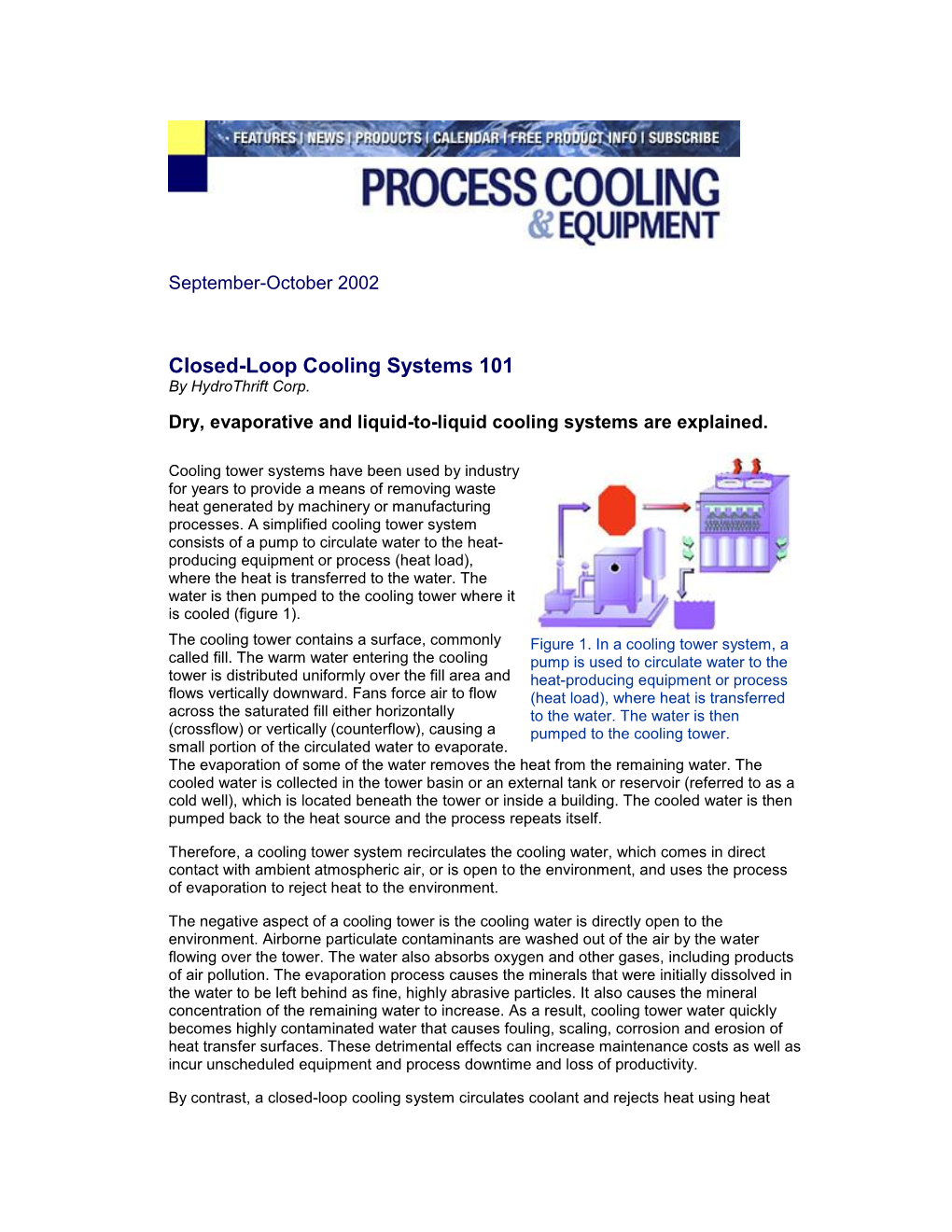 Cooling Systems 101 by Hydrothrift Corp