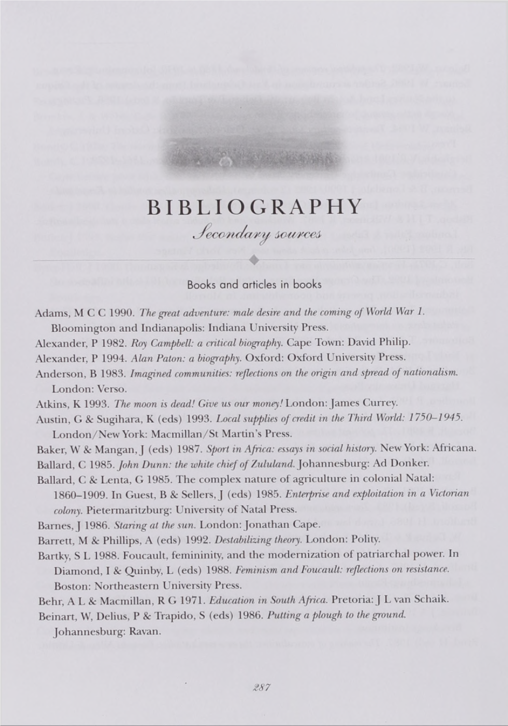 Bibliography