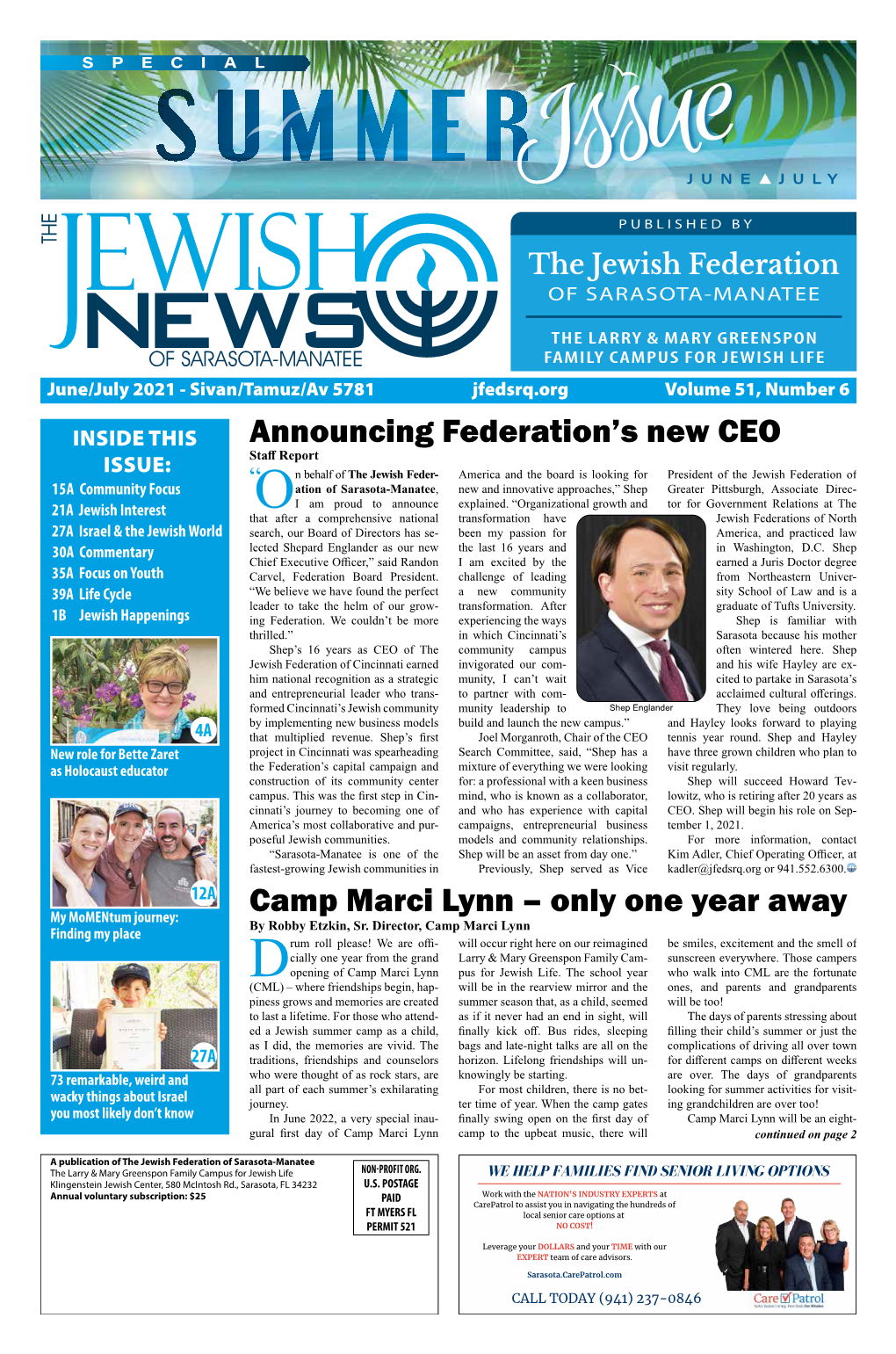 The Jewish News Summer Edition | June/July 2021