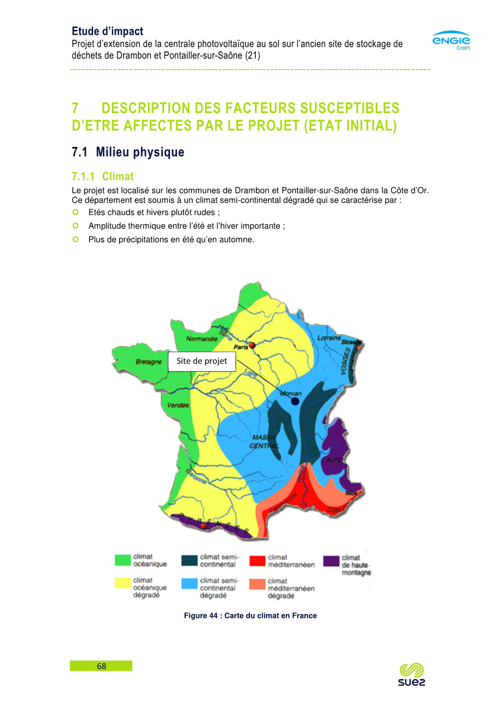 7 Description Des Facteurs Susceptibles D'etre Affectes Par Le Projet (Etat Initial)