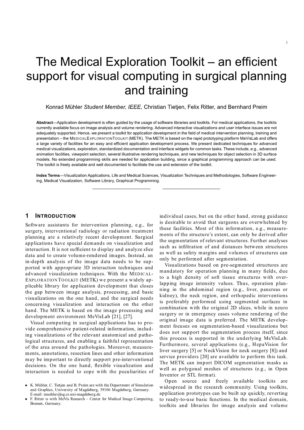 An Efficient Support for Visual Computing