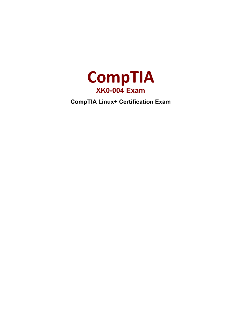 Comptia XK0-004 Exam Comptia Linux+ Certification Exam Questions & Answers PDF Page 2