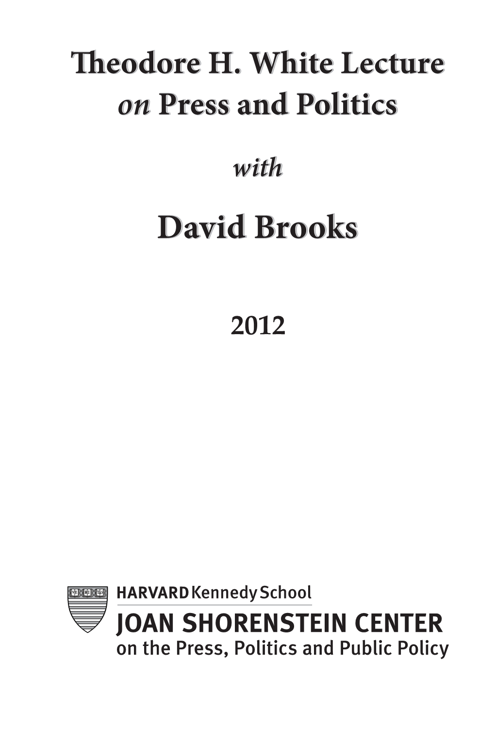 David Brooks