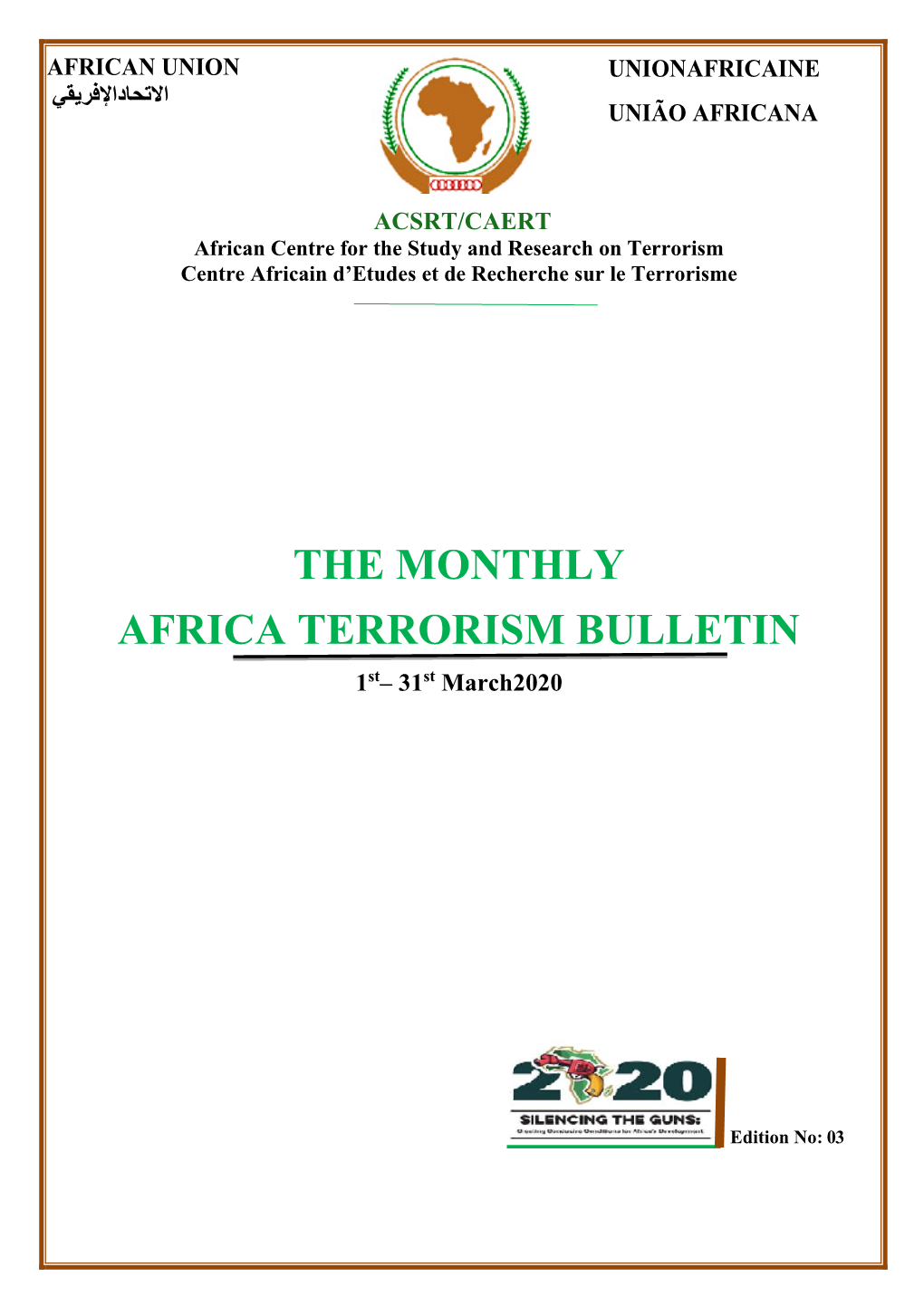 BULLETIN-Mar-20.Pdf (1.657Mb)