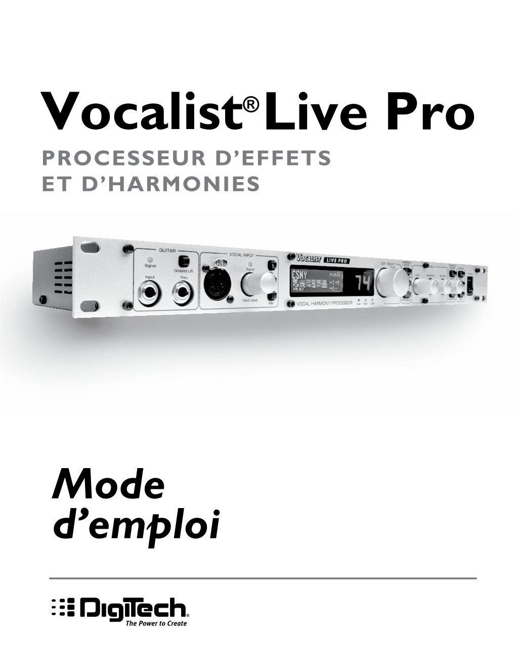 Vocalist® Live Pro - Délais Et Écho