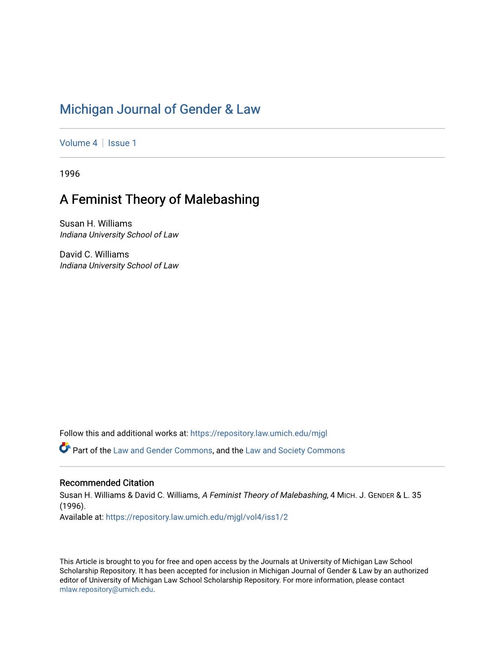 A Feminist Theory of Malebashing