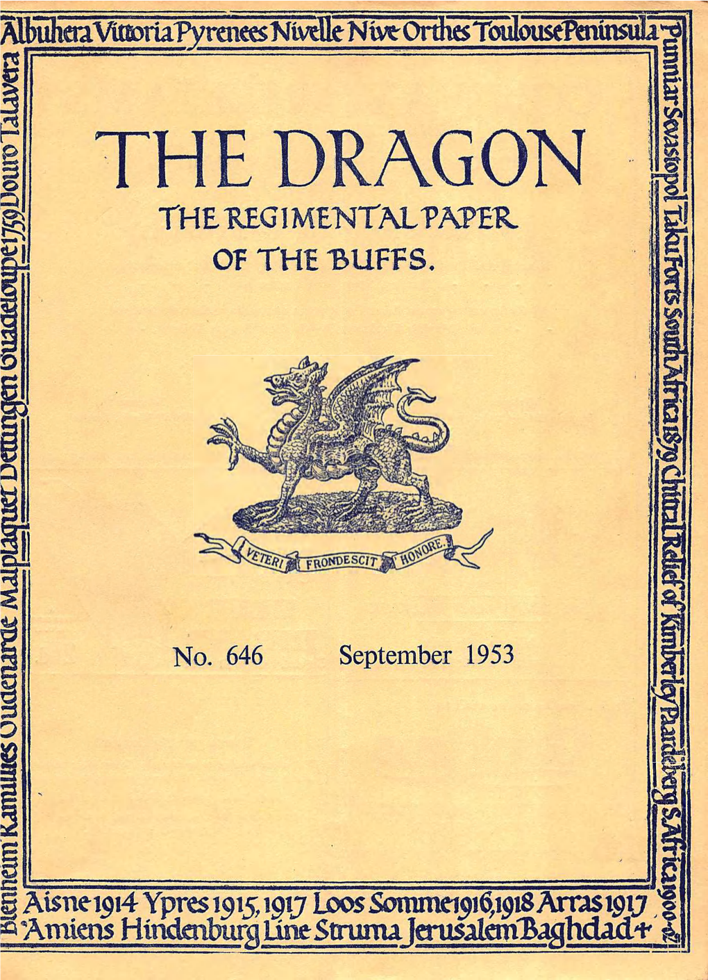 Dragon Sept to Dec Less Nov 1953