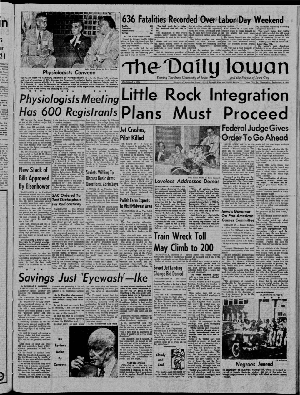 Daily Iowan (Iowa City, Iowa), 1957-09-04