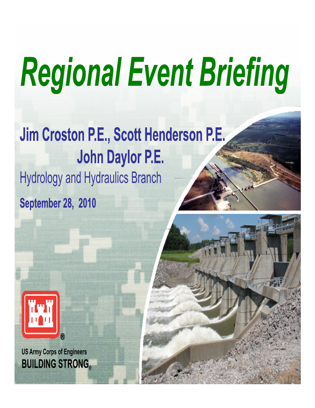 Regional Event Briefing