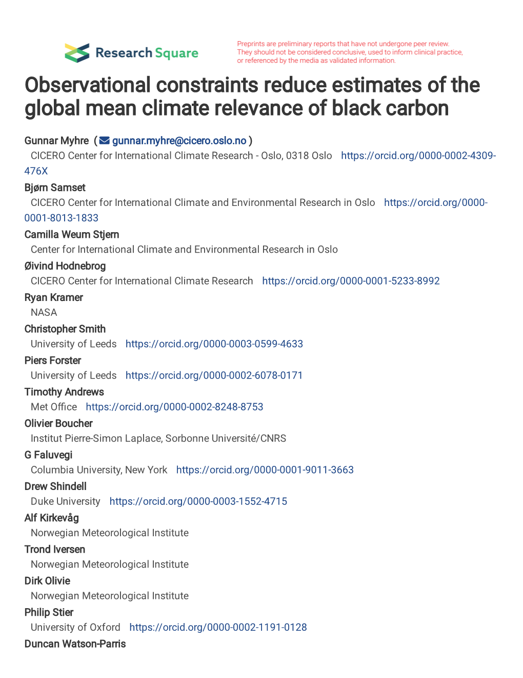 Observational Constraints Reduce Estimates of the Global Mean Climate Relevance of Black Carbon