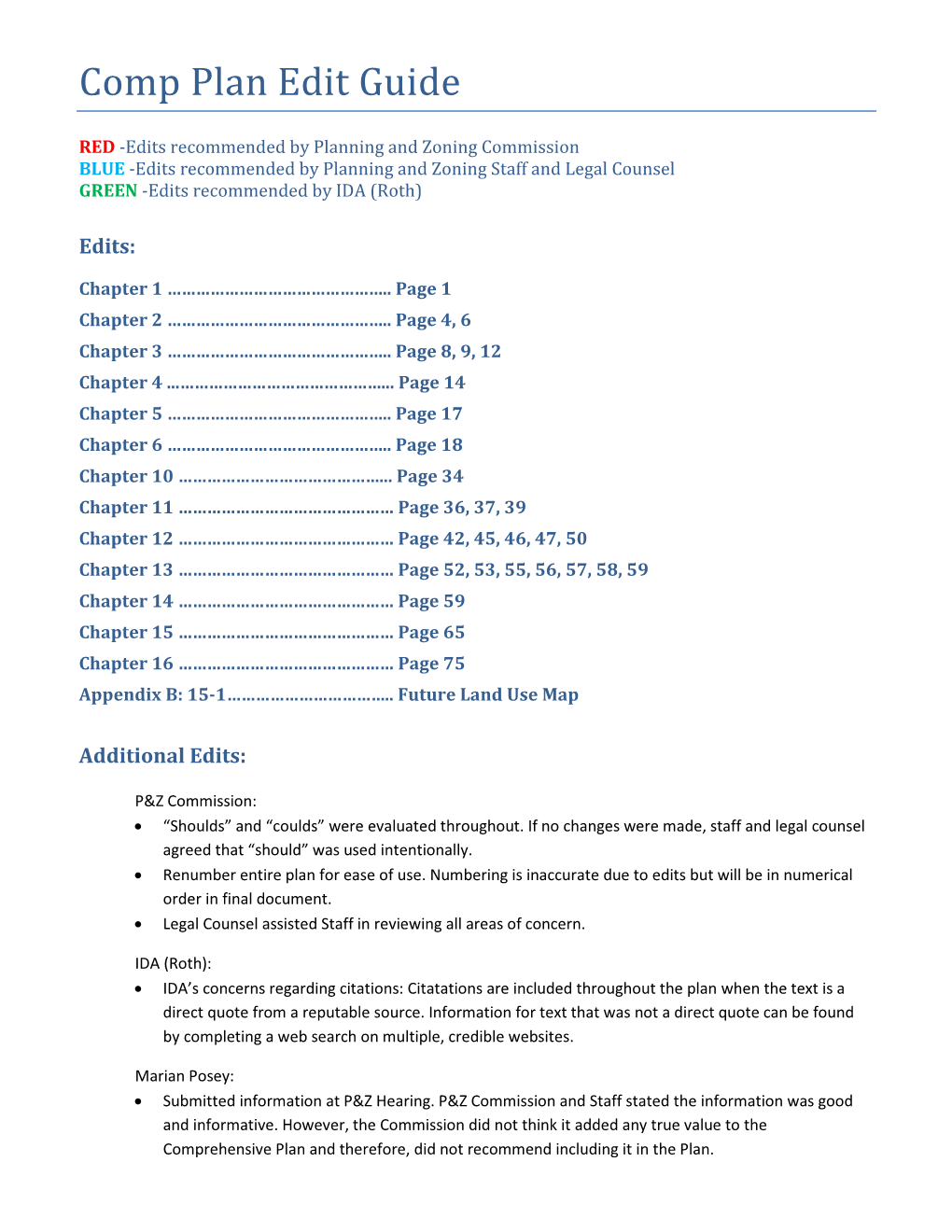 Comp Plan Edit Guide