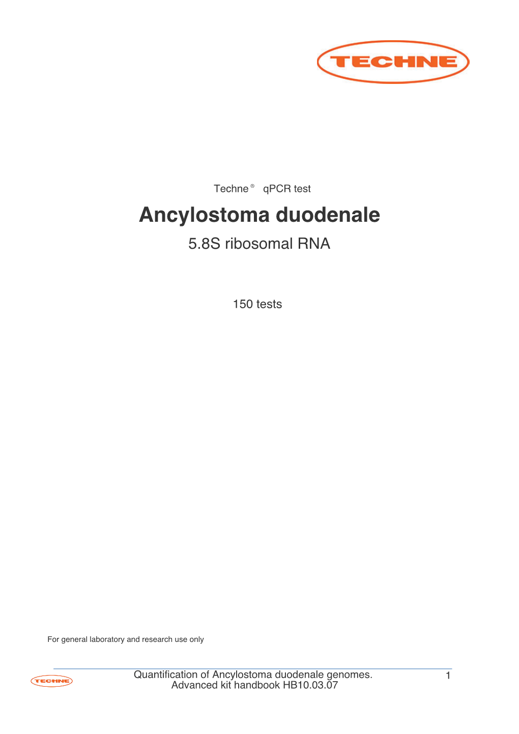 Ancylostoma Duodenale 5.8S Ribosomal RNA