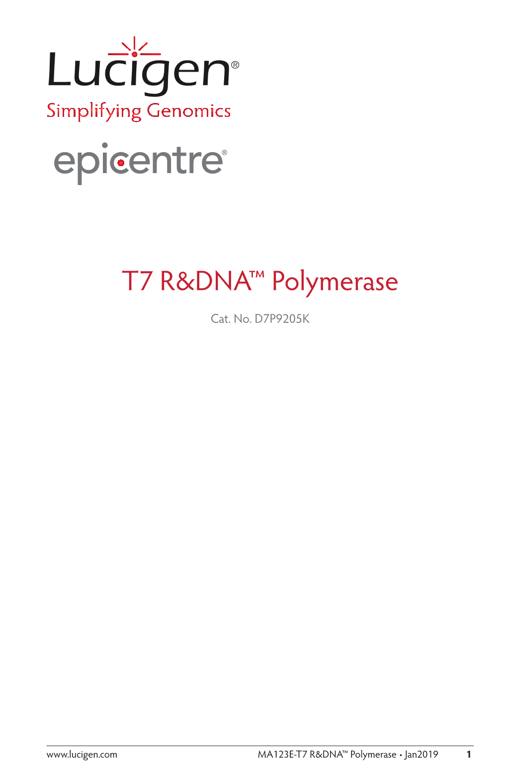 T7 R&DNA™ Polymerase