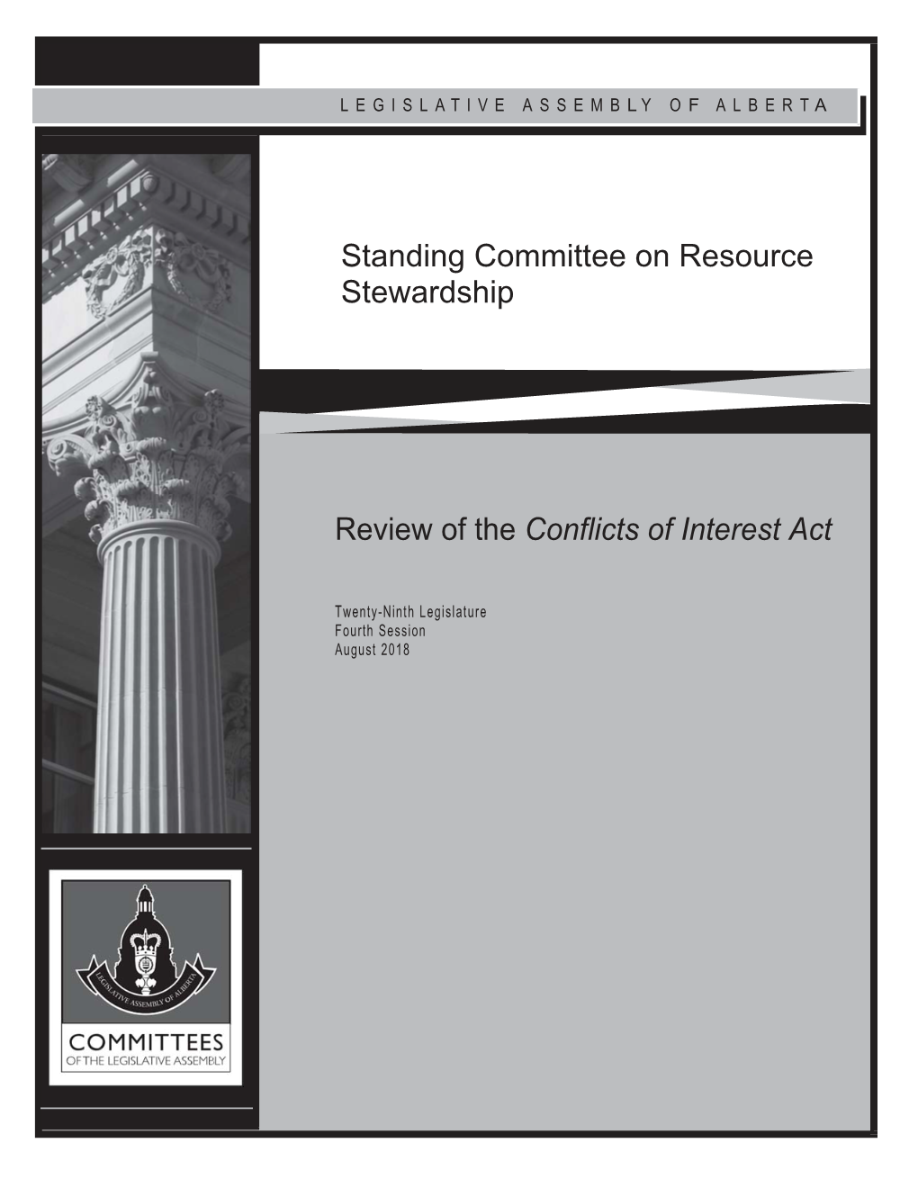 Review of the Conflicts of Interest Act