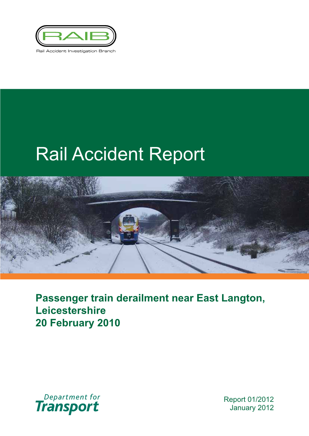 Rail Accident Report