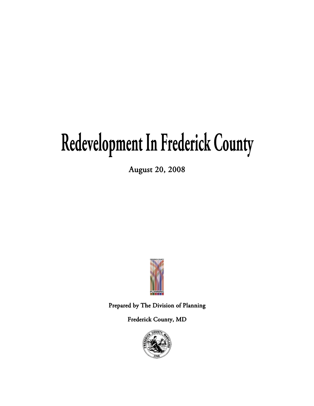 Redevelopment in Frederick County