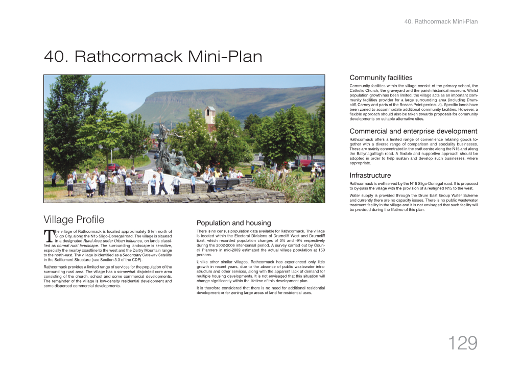 40. Rathcormack Mini-Plan