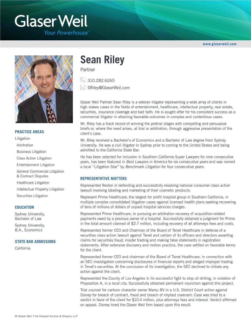 Sean Riley Partner