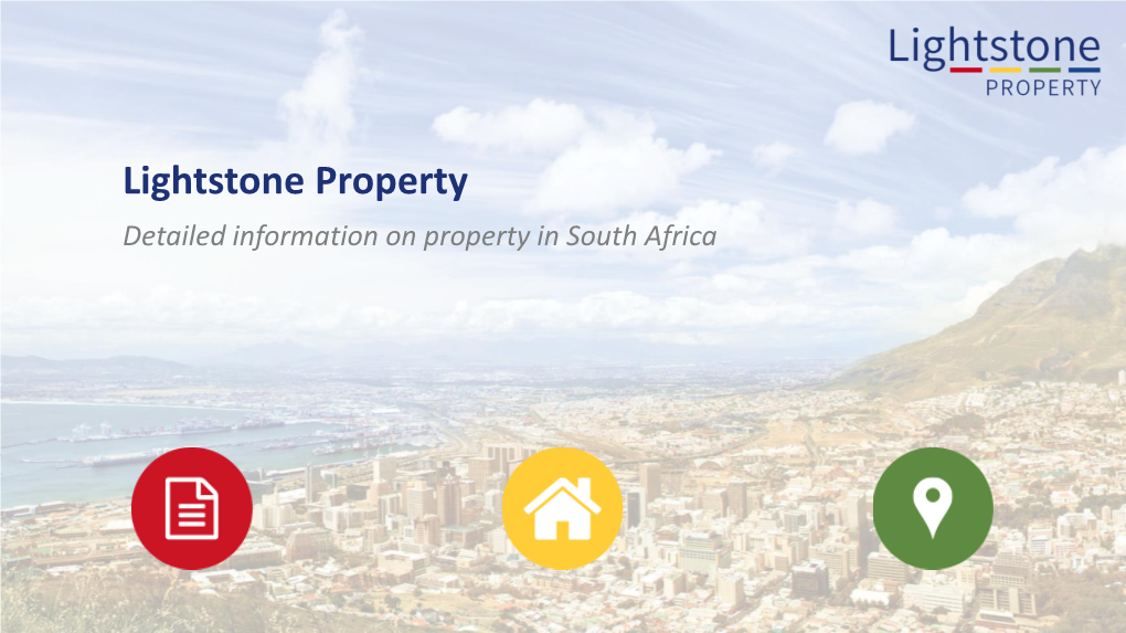 Lightstone Property Detailed Information on Property in South Africa What to Expect