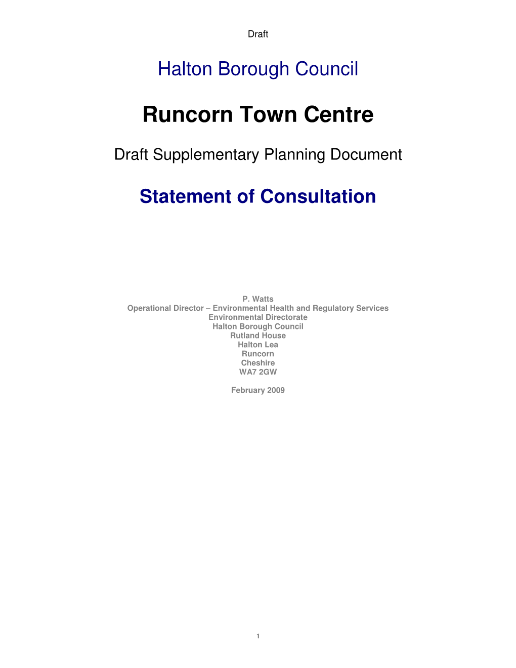 Runcorn Town Centre