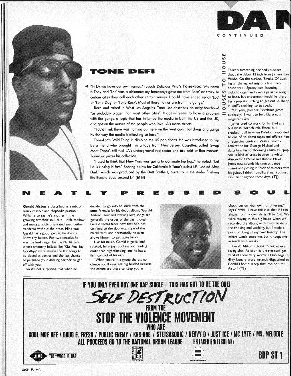 Peerge770 from the STOP the VIOLENCE MOVEMENT WHO ARE KOOL MOE DEE /DOUG E