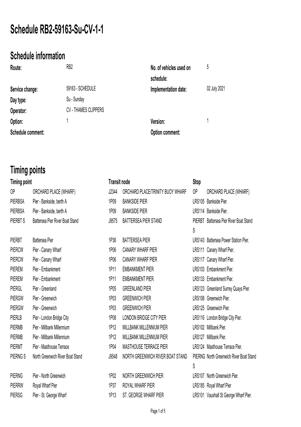 Standard Schedule RB2-59163-Su-CV-1-1