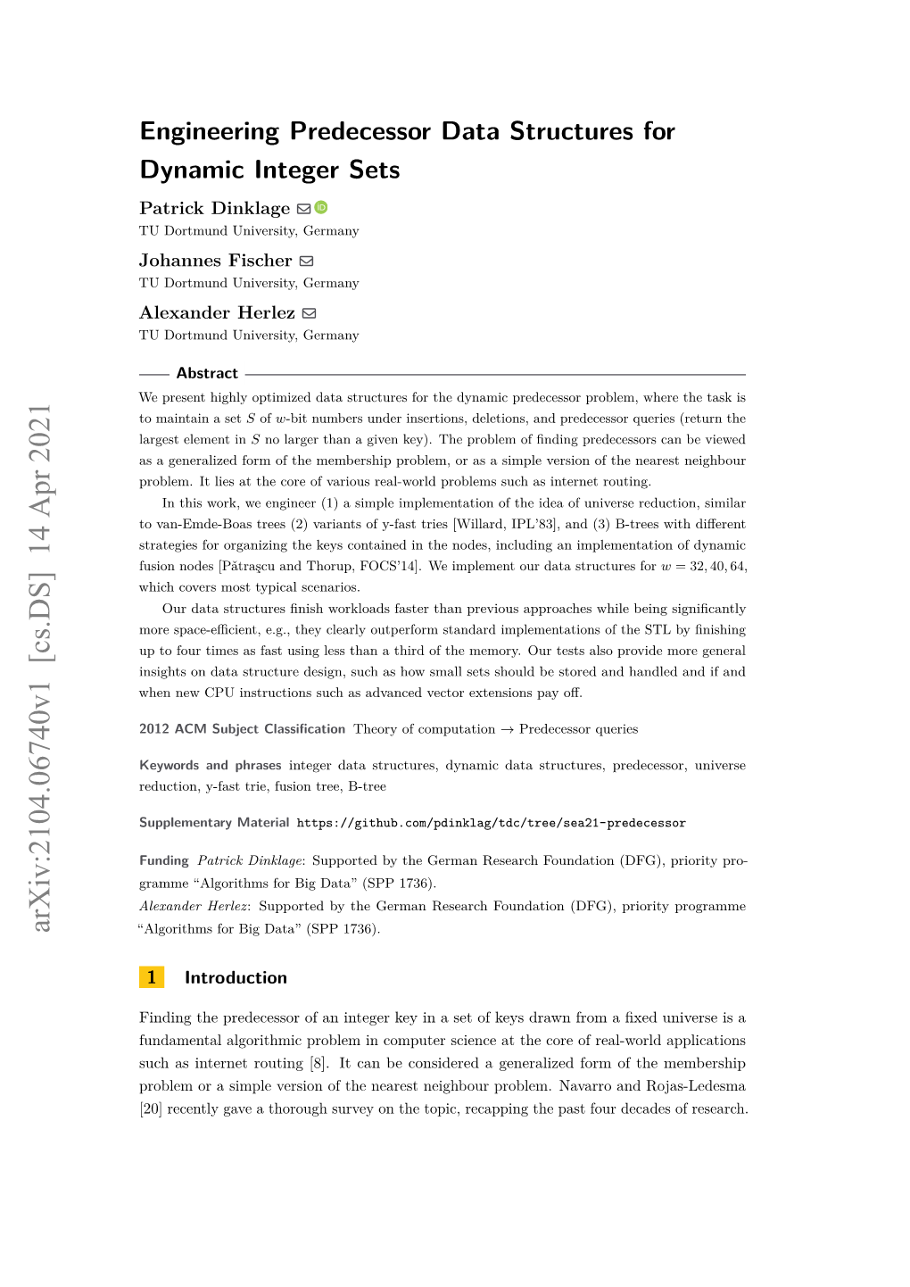 Engineering Predecessor Data Structures for Dynamic Integer Sets