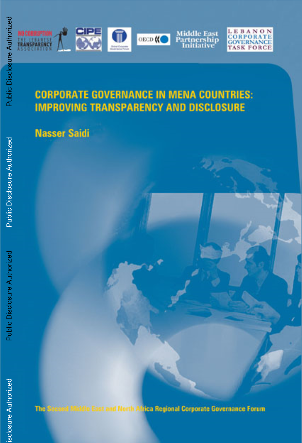 Corporate Governance in MENA Countries Improving Transparency and Disclosure