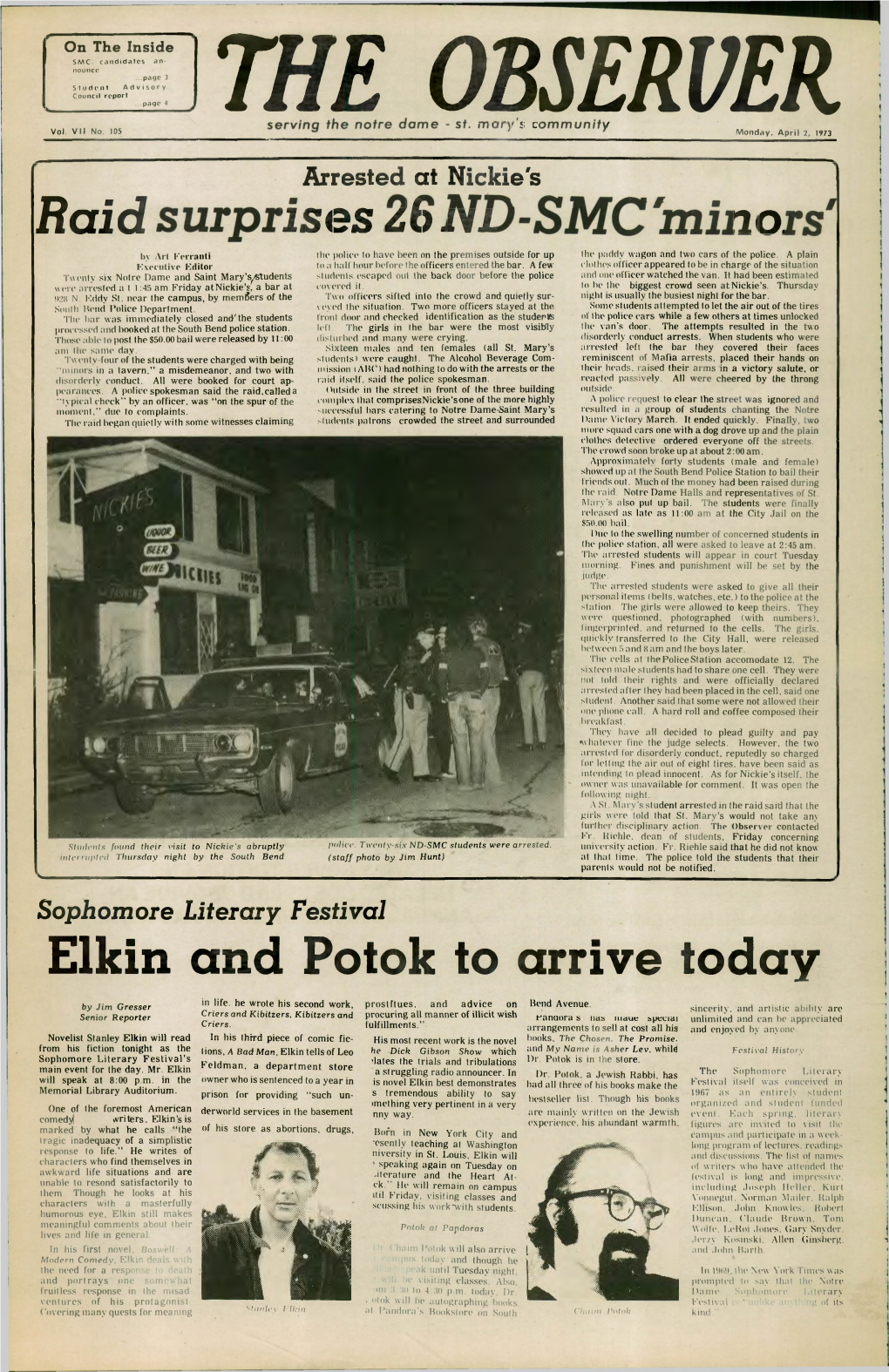 Raid Surprises 26 by Art Ferranti the Police to Have Been on the Premises Outside for up I Ho Paddy Wagon and Two Cars of the Police