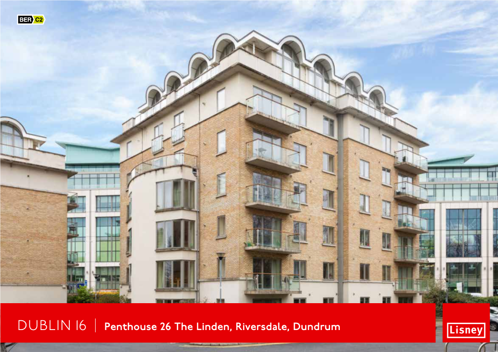 DUBLIN 16 Penthouse 26 the Linden, Riversdale, Dundrum