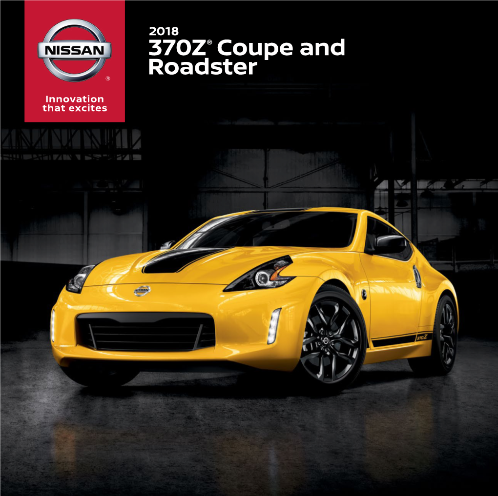 Nissan 370Z® Sport Coupe Shown in Passion Red