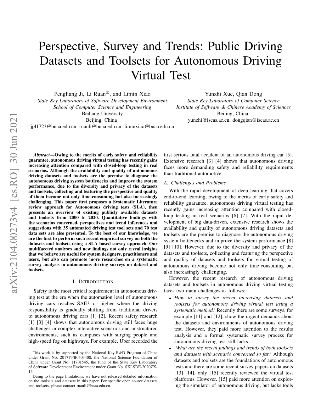 Public Driving Datasets and Toolsets for Autonomous Driving Virtual Test