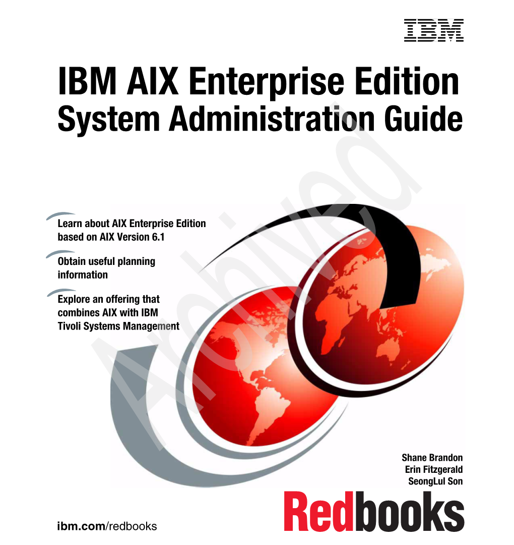 IBM AIX Enterprise Edition System Administration Guide