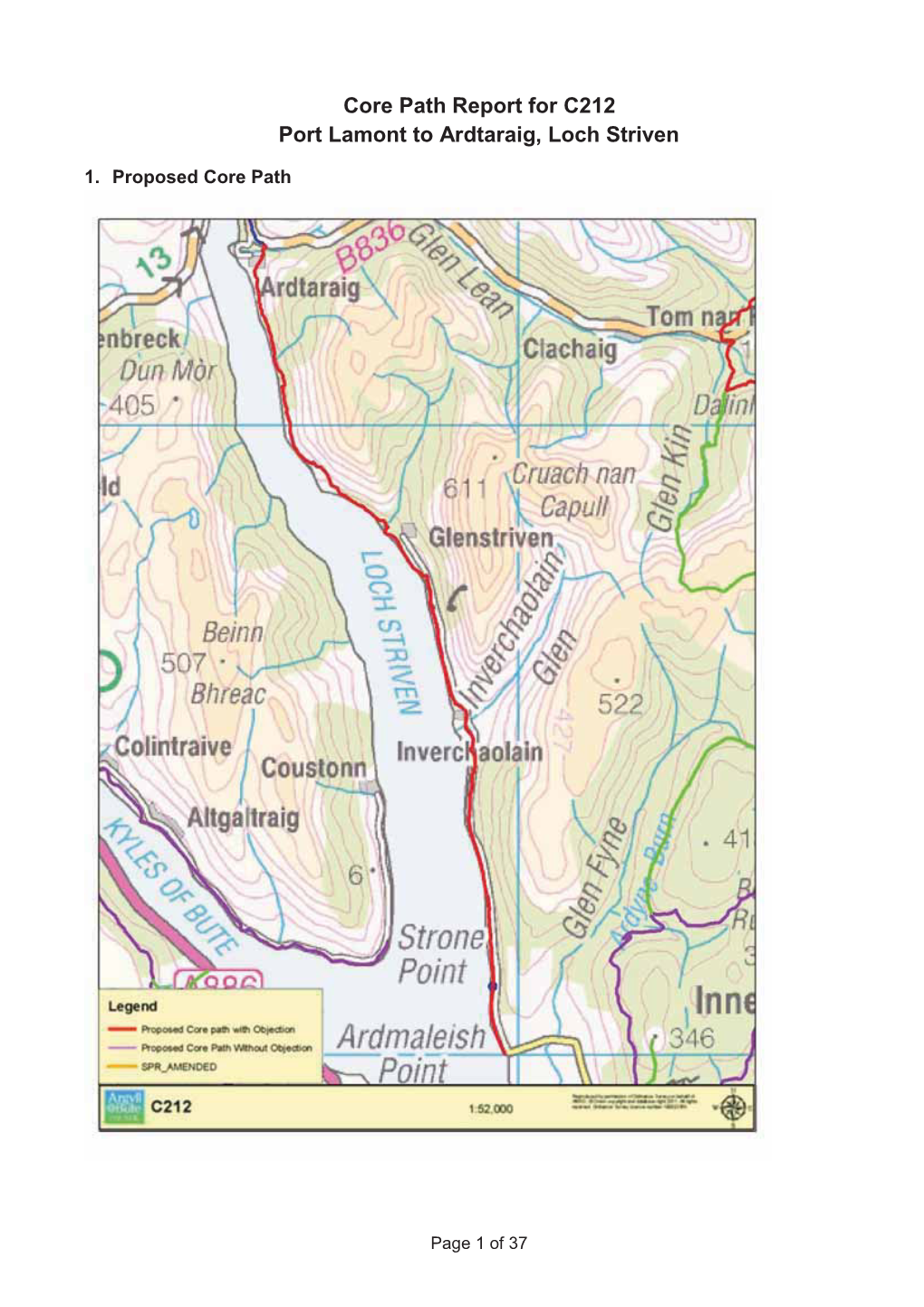 Port Lamont to Ardtaraig, Loch Striven