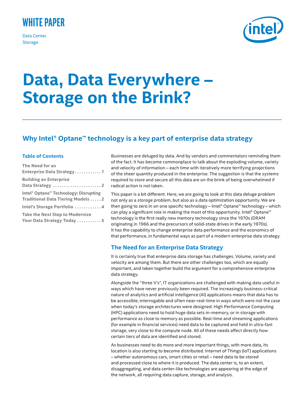 Building a Modern Data Strategy with Storage