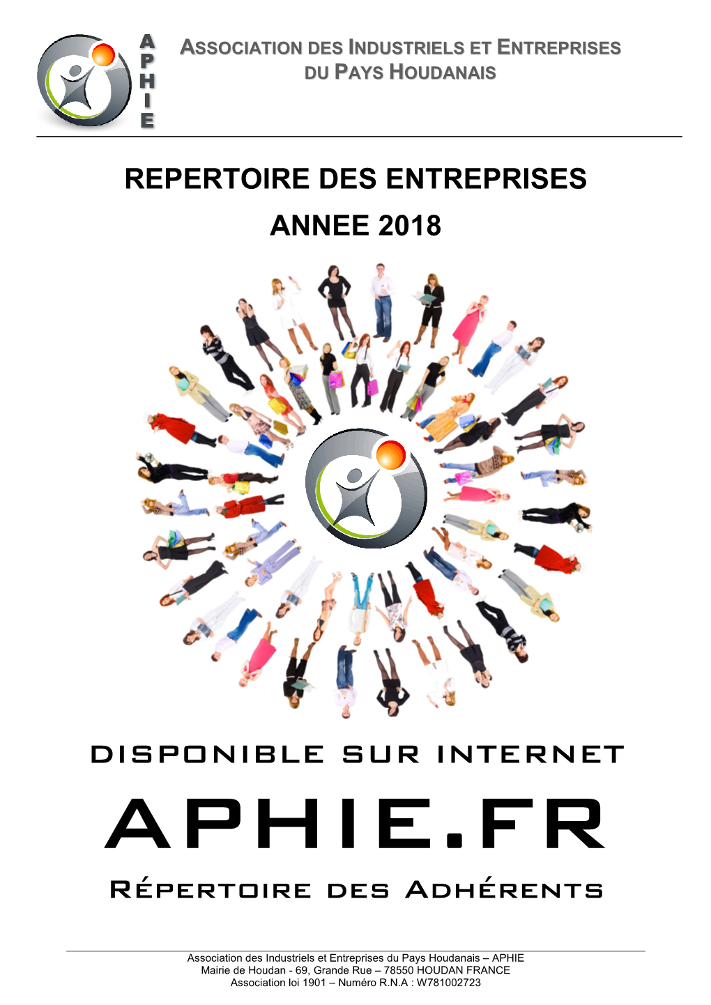 DISPONIBLE SUR INTERNET Répertoire Des Adhérents
