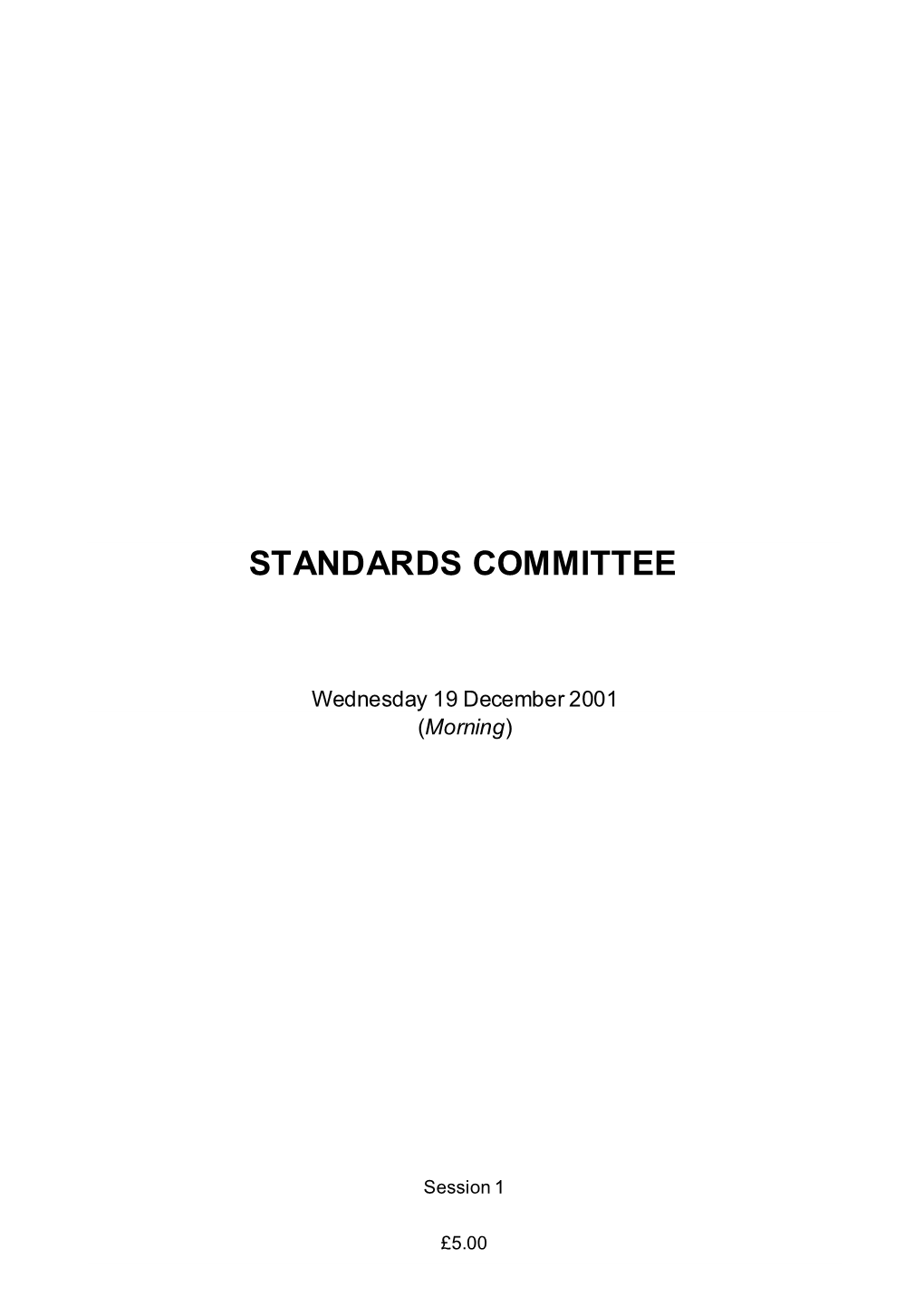 Standards Committee