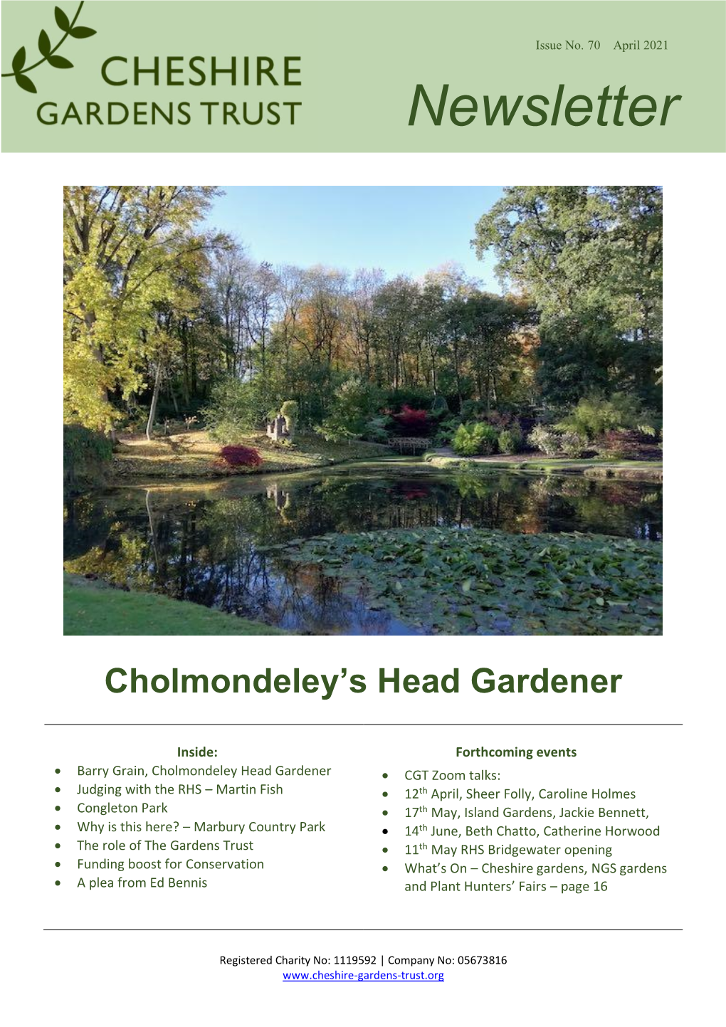 Cholmondeley's Head Gardener