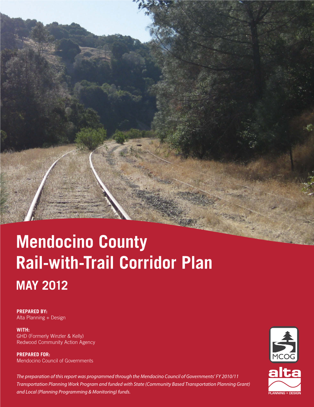 Mendocino County Rail-With-Trail Corridor Plan MAY 2012