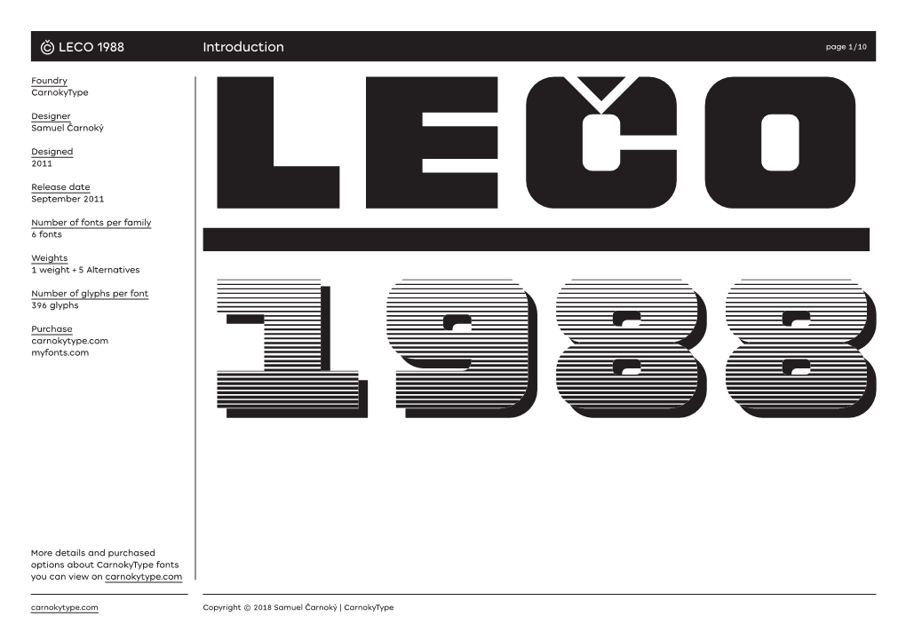 Leco 1988 Introduction Page 1 / 10